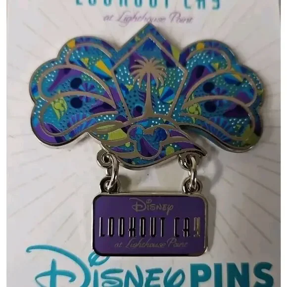 NEW Disney Cruise Line 2024 Lookout Cay Dangle Collectible Pin - Picture 2 of 2